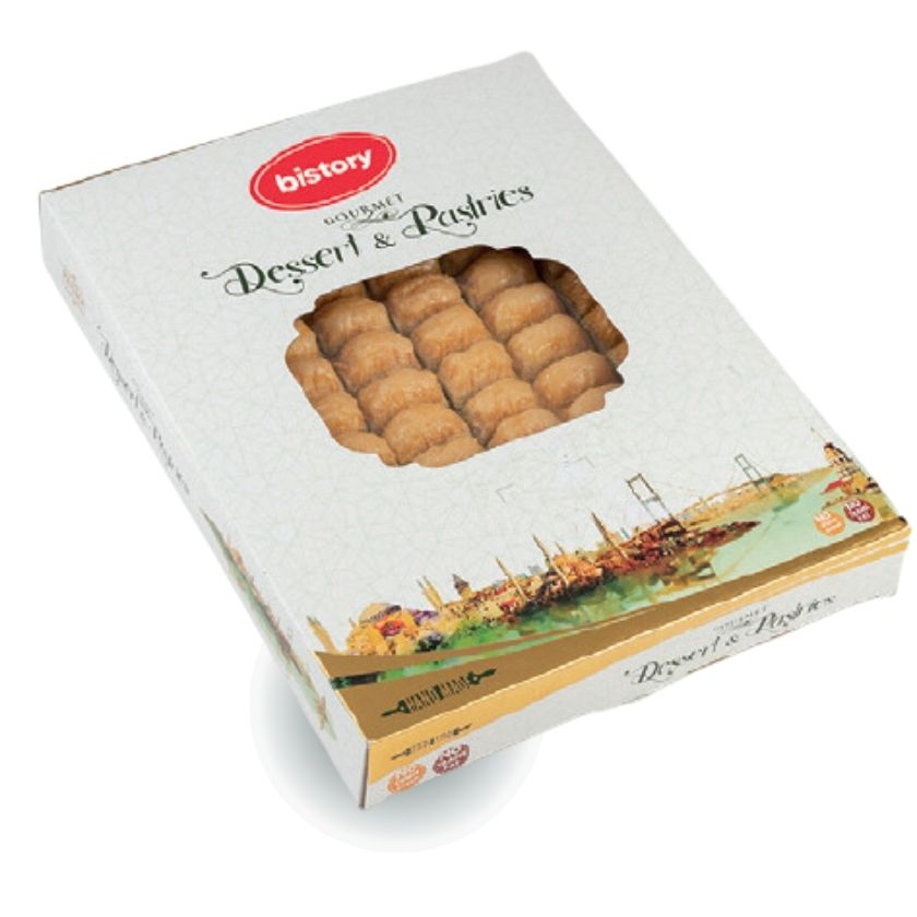 Envase grande de Baklava de Pistacho, 2500 gramos que sirve 42 piezas